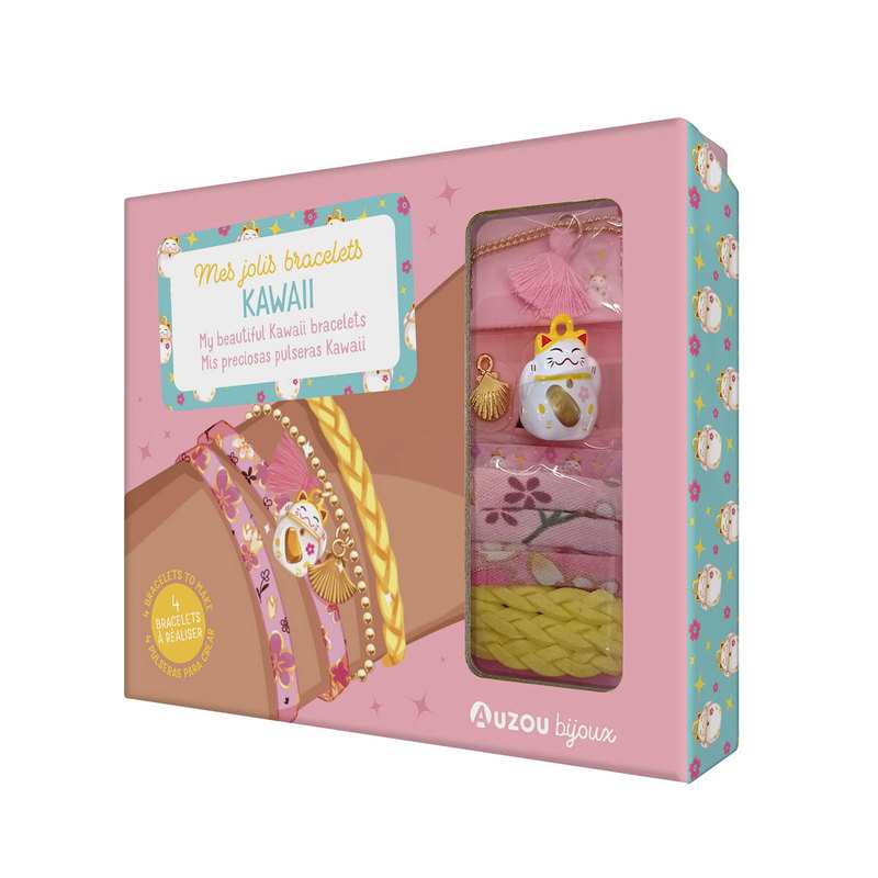 Coffret Mes jolis bracelets Kawaii - Auzou