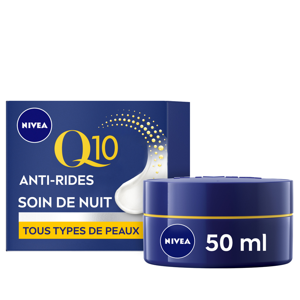 nivea Q10 POWER - Crème de nuit Fermeté Soin visage anti-âge