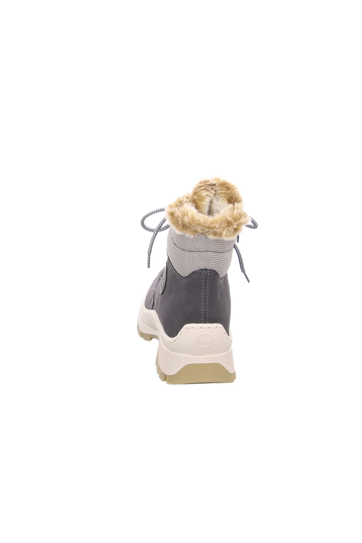 Rieker  Stiefelette - Grau - Flacher Absatz