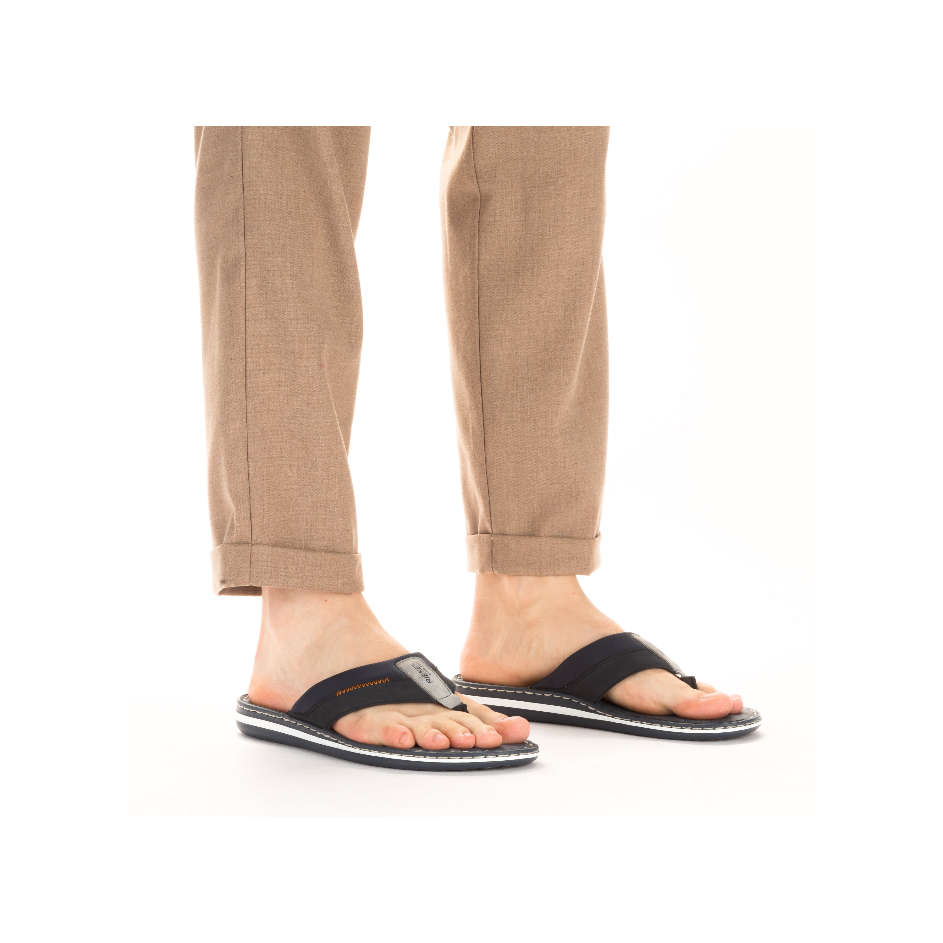 Rieker Herren Zehentrenner marineblau