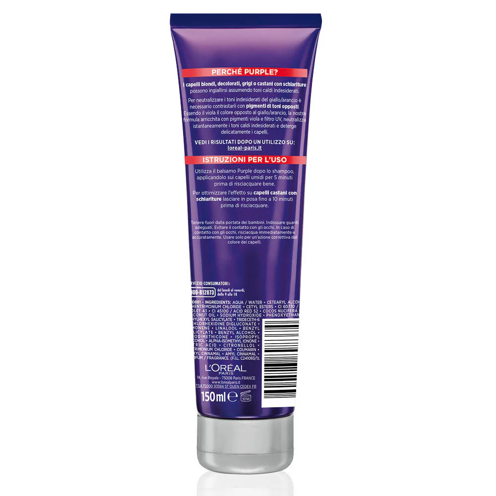 Elvive Color Vive Purple Anti-Yellow Conditioner – odżywka chroniąca kolor włosów