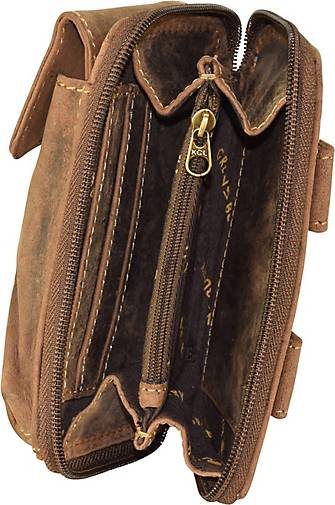 Greenburry Vintage Gürteltasche Leder 14,5 cm