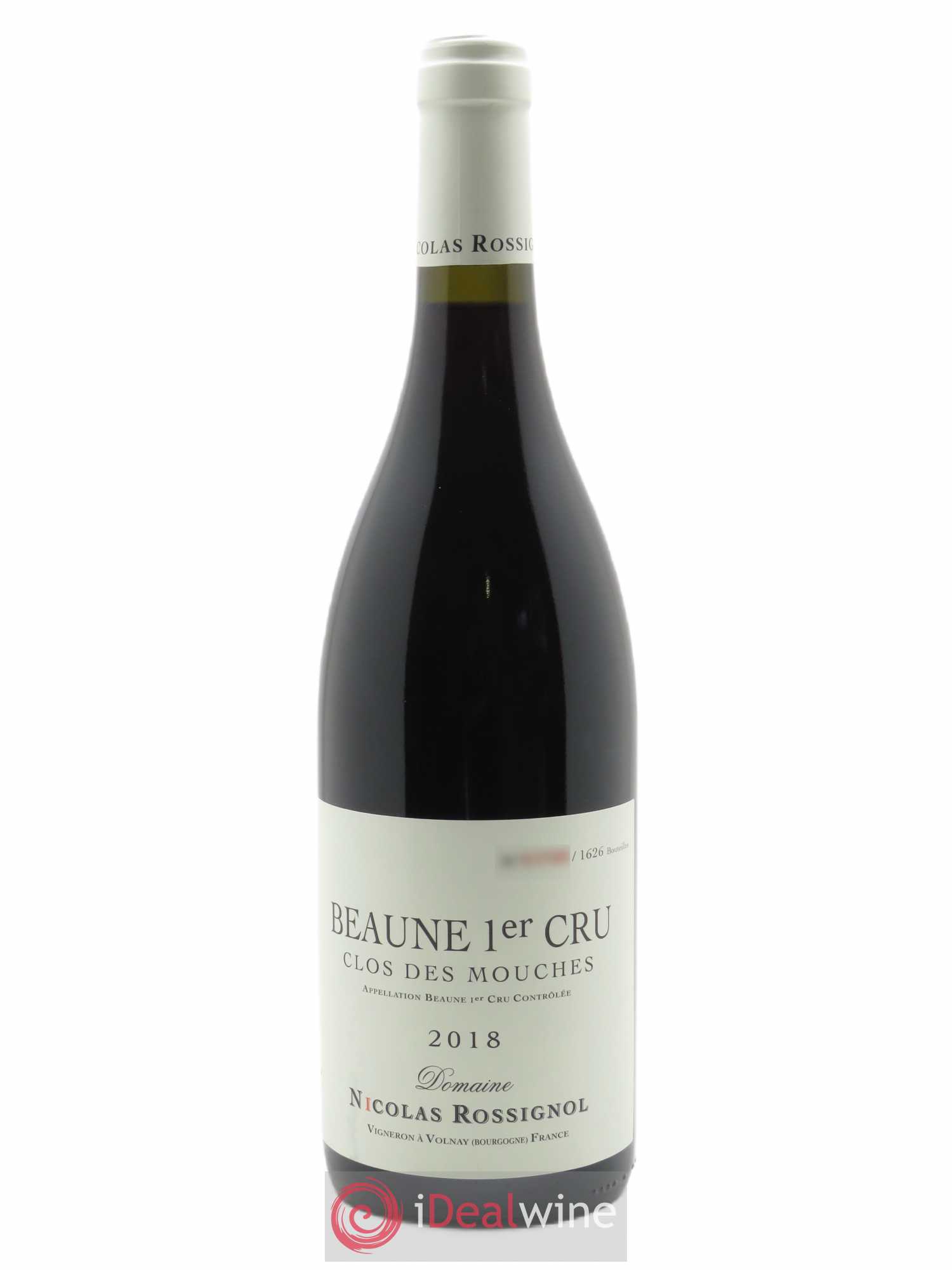 Beaune 1er Cru Clos des Mouches Nicolas Rossignol  2018 - Lot de 1 Bouteille
