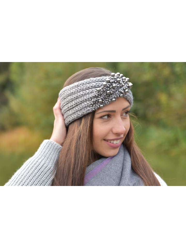 styleBREAKER Strick Stirnband in Altrose günstig kaufen onesize