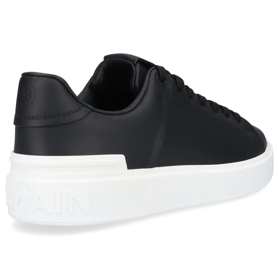 Balmain - Sneaker low B-COURT Kalbsleder - schwarz
