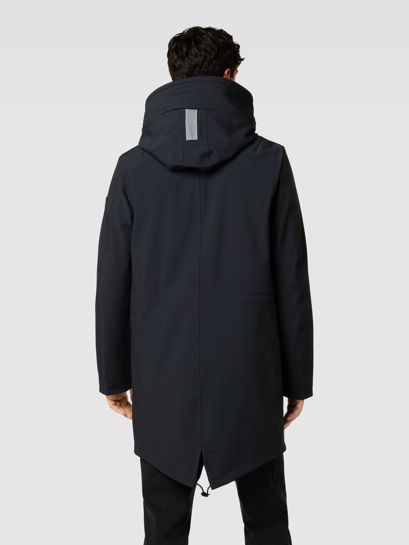 Parka mit Kapuze Modell 'KASA' in schwarz