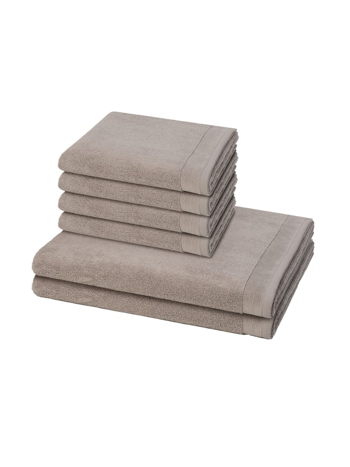Möve 4 X Handtuch 2 X Duschtuch im Set Premium in Cashmere günstig kaufen 6