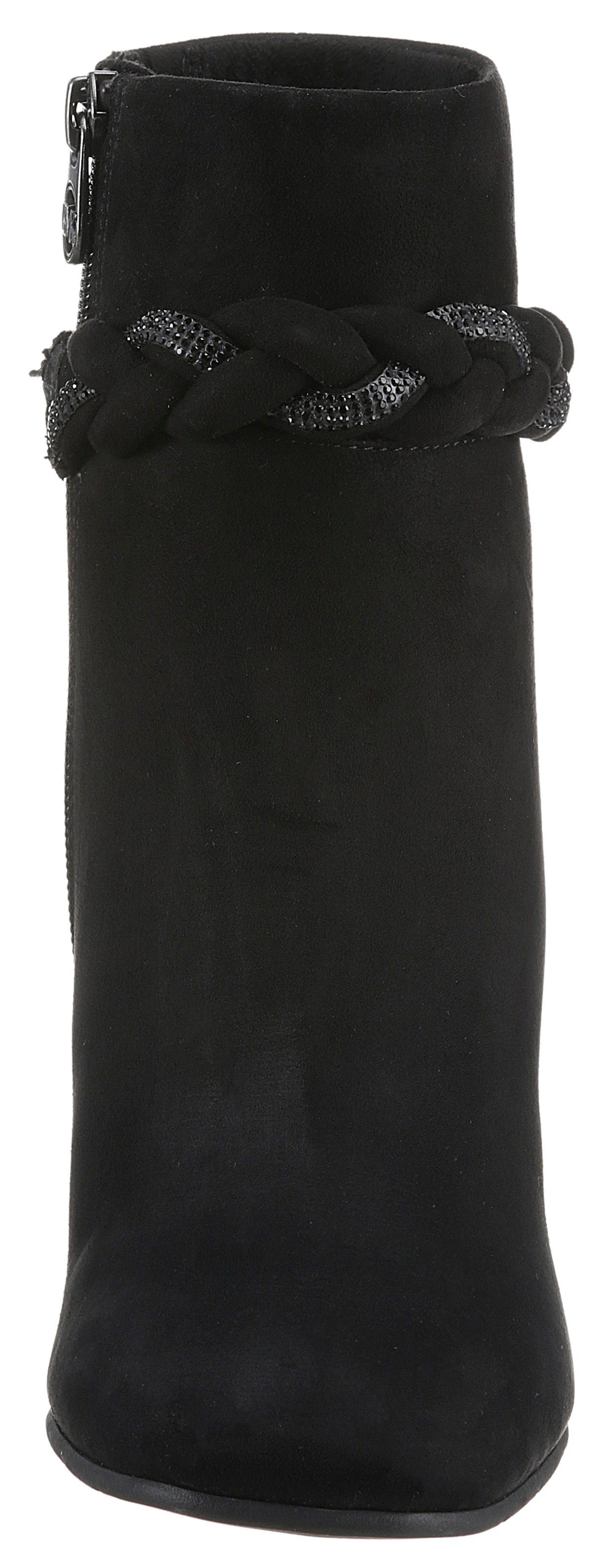 MARCO TOZZI by GMK Stiefelette mit geflochtenem Zierriemchen