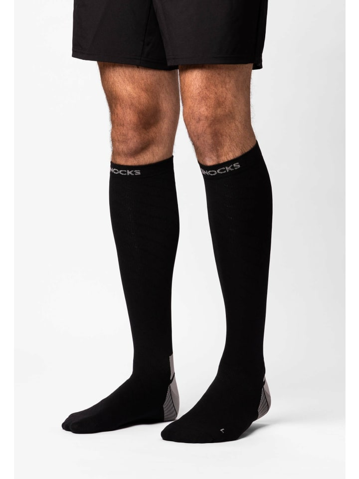 SNOCKS Kompressionssocken 1 Paar in Schwarz günstig kaufen