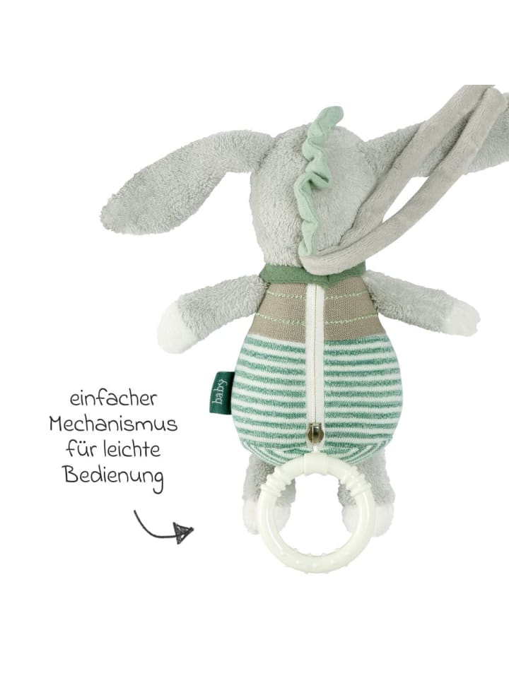 Fehn Spieluhr / Einschlafhilfe 22 cm - Esel in grau,gruen günstig kaufen onesize
