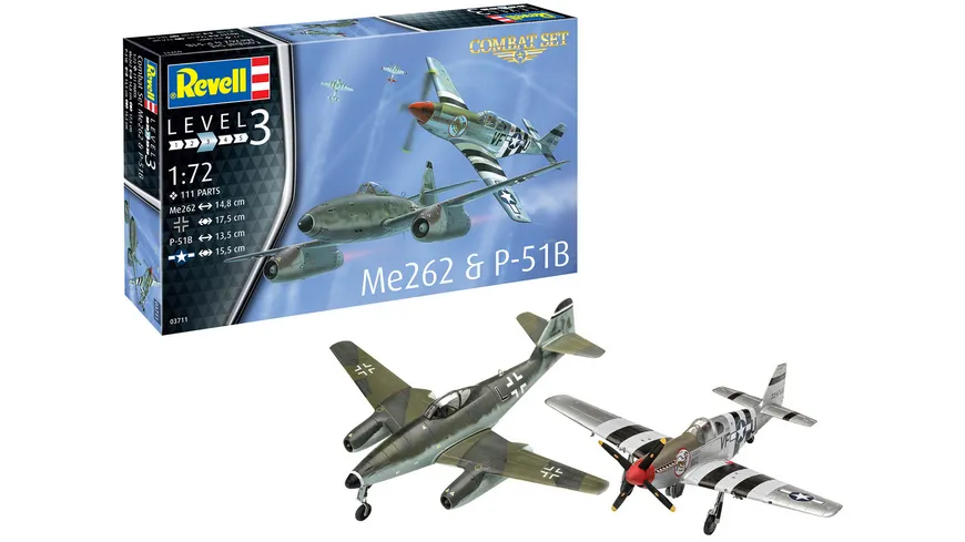 Revell 03711 - Combat Set Messerschmitt Me262 & P-51B Mustang