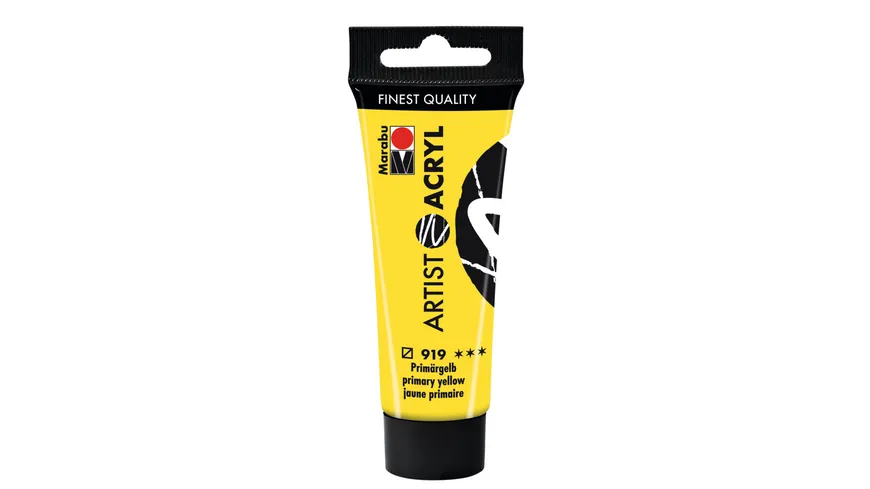 Marabu Artist Acryl, Primärgelb 919, 22 ml 22 ml