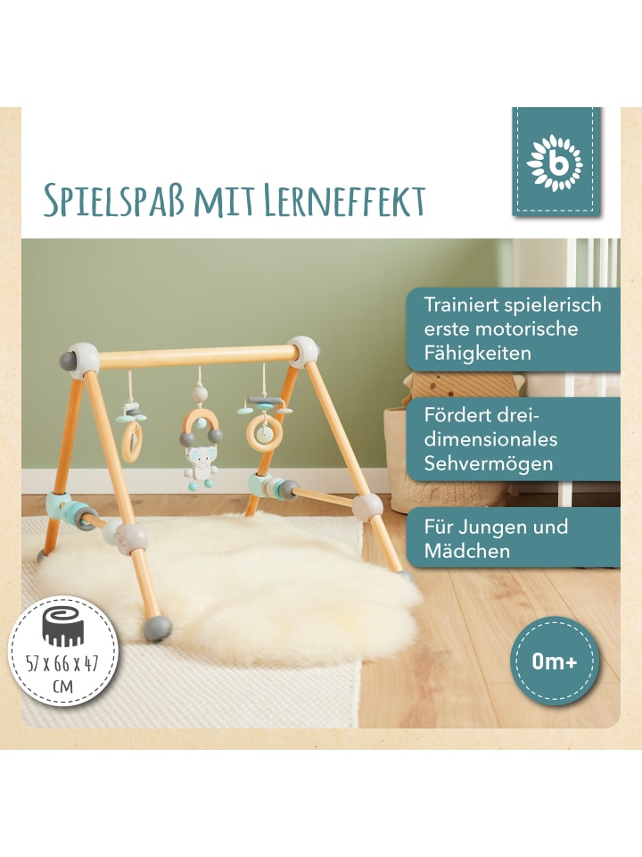 Bieco Spielwaren Spielbogen aus Holz - ab Geburt in Blau günstig kaufen onesize