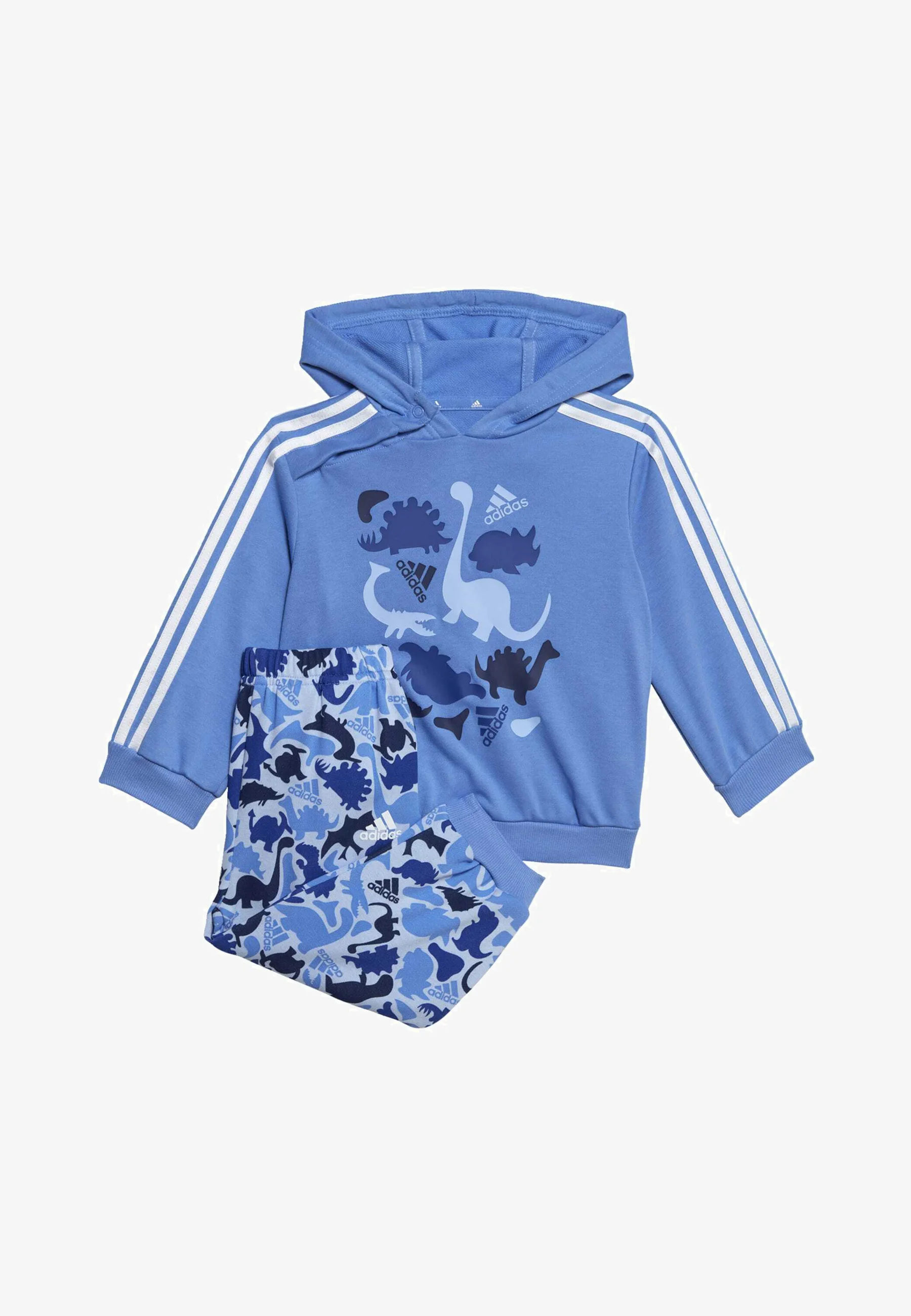 adidas Sportswear Conjunto francés con estampado integral de camuflaje dinosaurio - Chándal