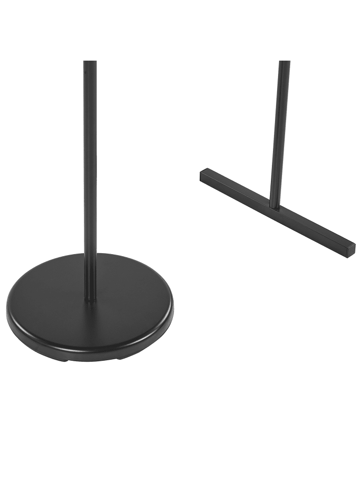 Beliani Kleiderständer BENTON in Schwarz - (W) 50 x (H) 175 x (L) 50 cm günstig kaufen onesize