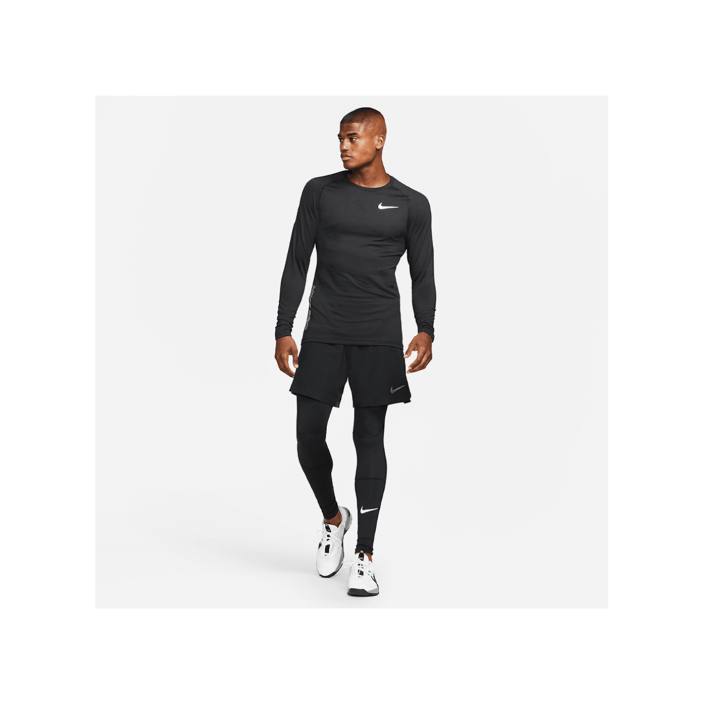 Nike Pro Warm Tight Schwarz F010