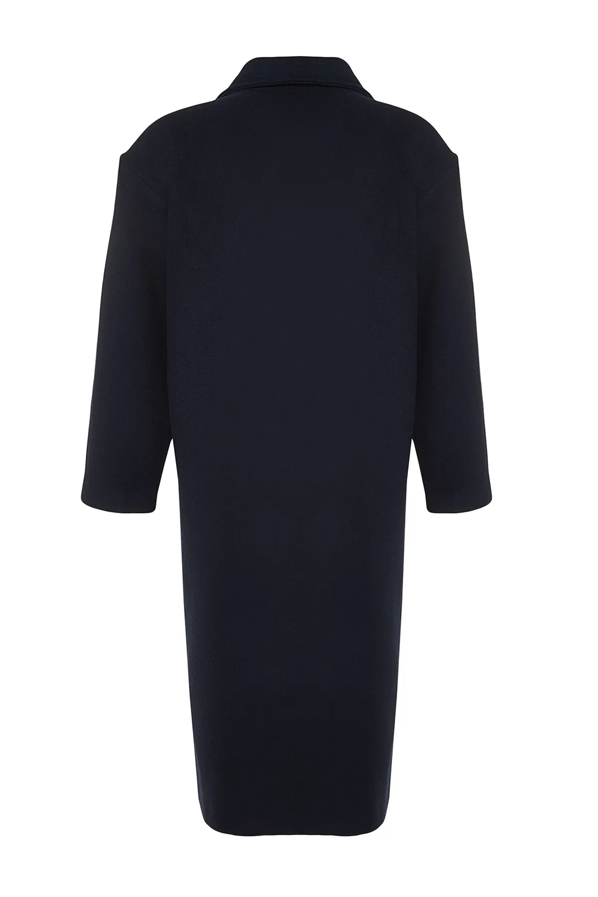 Trendyol Modest  Mantel - Dunkelblau - Zweireihig