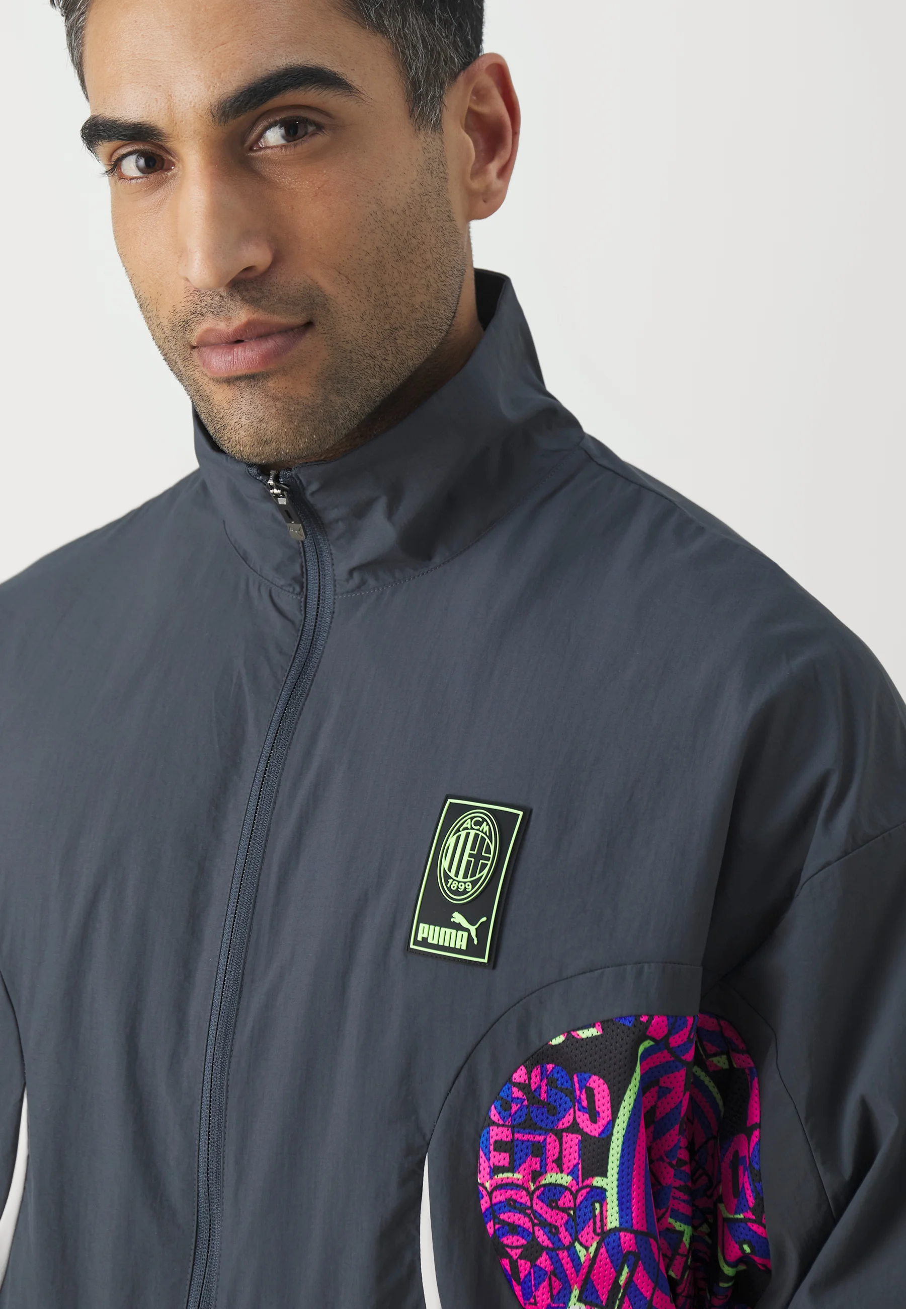 Chaqueta cortavientos Puma AC MILAN FTBLNRGY