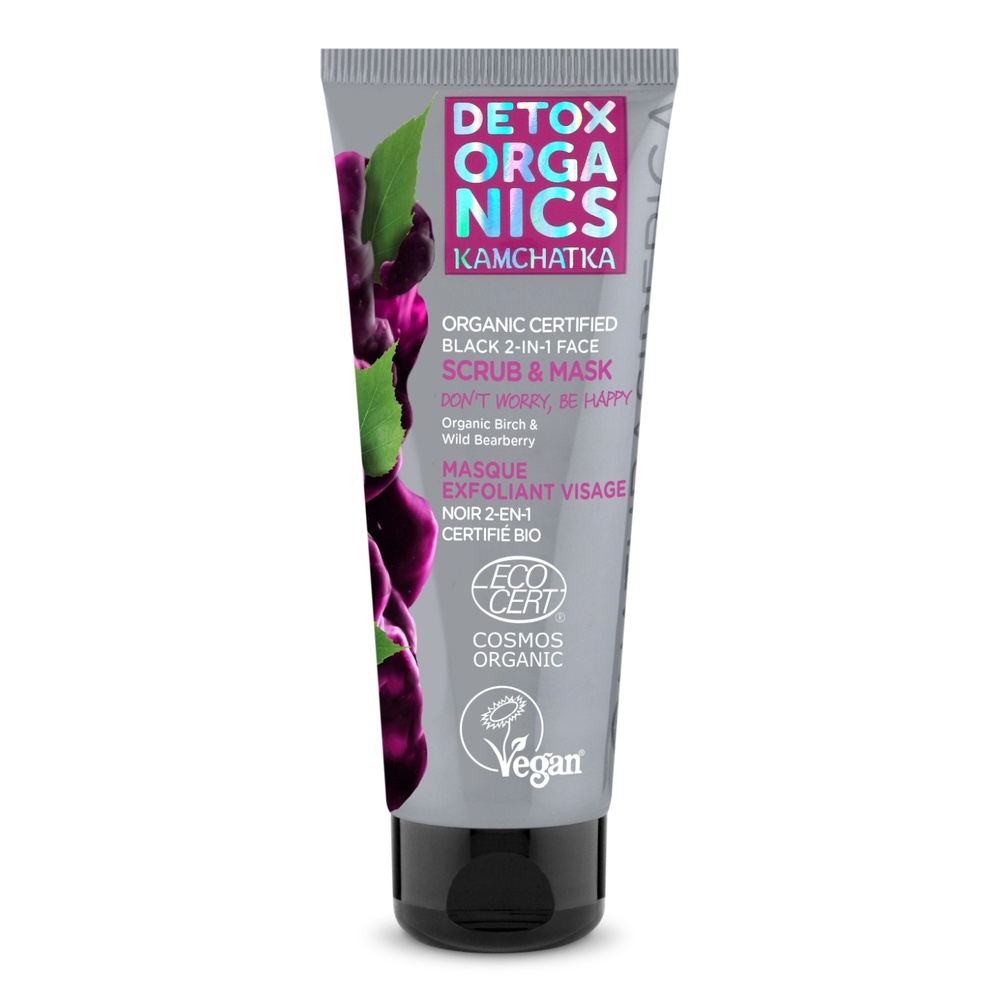 Natura Sibérica Masque exfoliant visage 2-en-1 Bio Soin visage