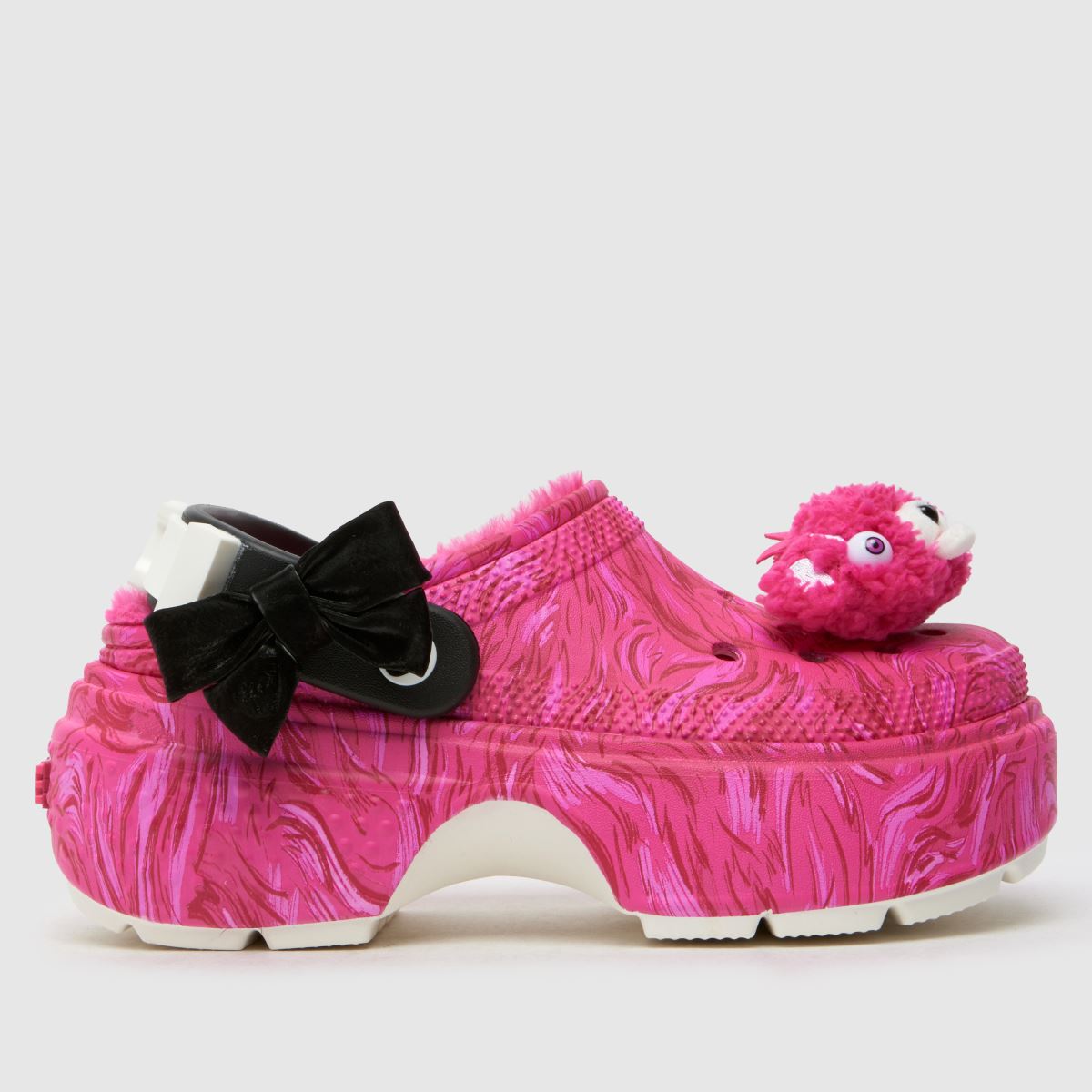 Crocs x Fortnite Cuddle Team klumpa szandál rózsaszínben