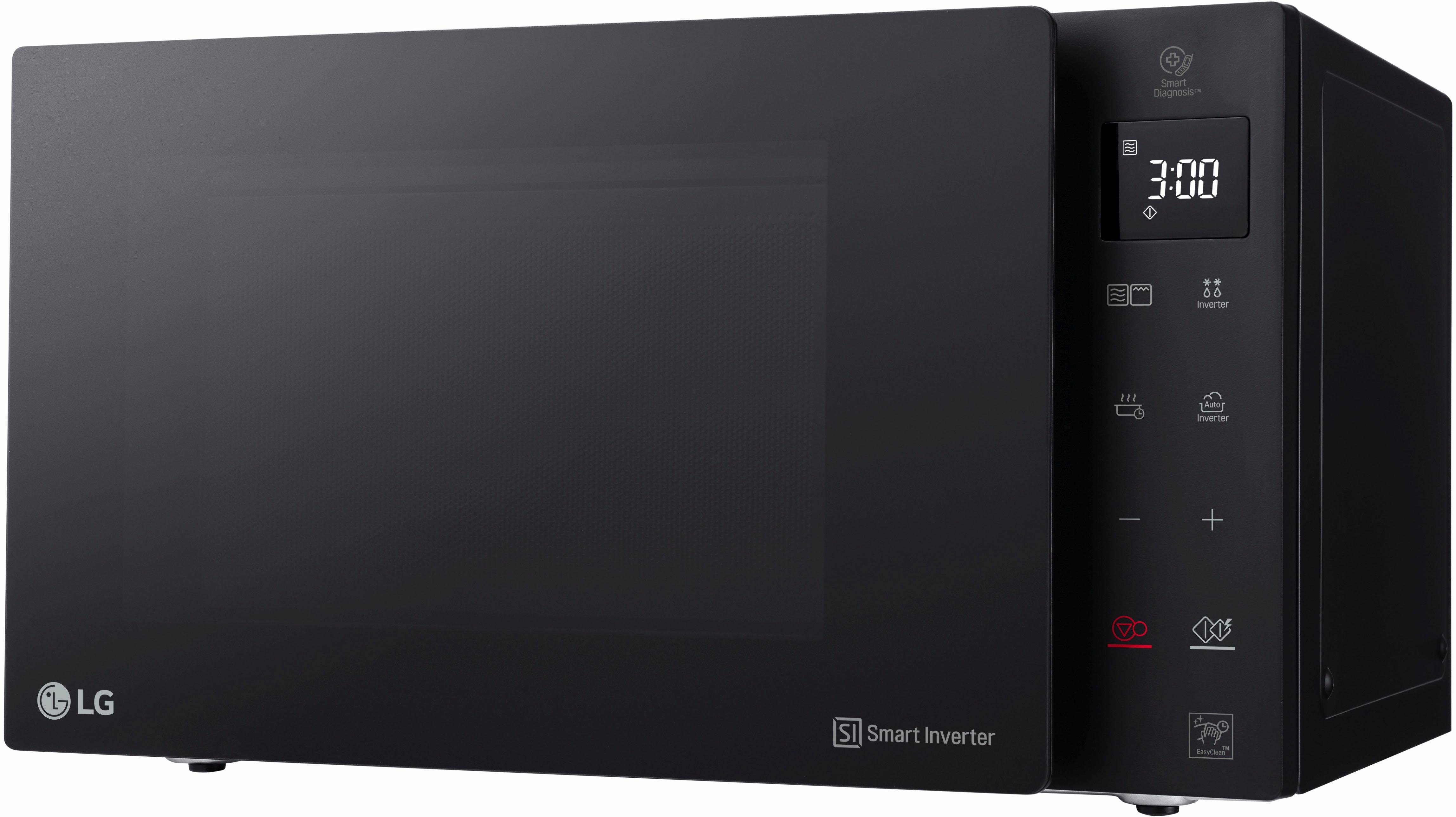 LG Mikrowelle MH 6535 GIS, Grill, 25 l, Smart Inverter Technologie, echte Glasfront