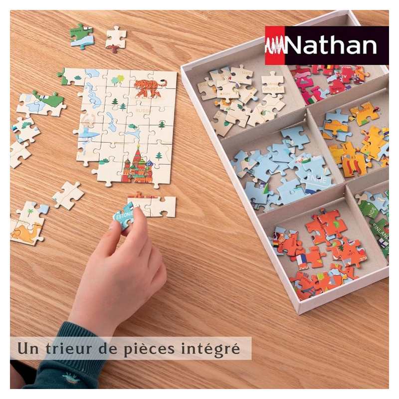 Puzzle carte d'Europe 250 pièces