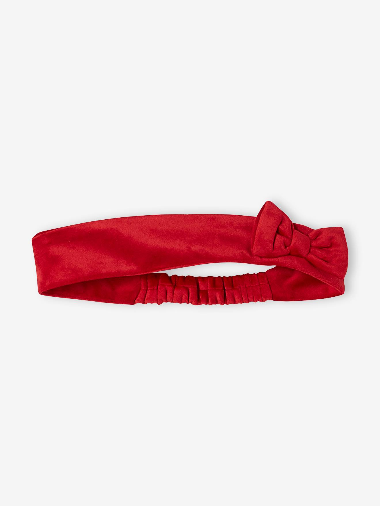 Coffret de noël bébé robe à sequins et bandeau assorti rouge