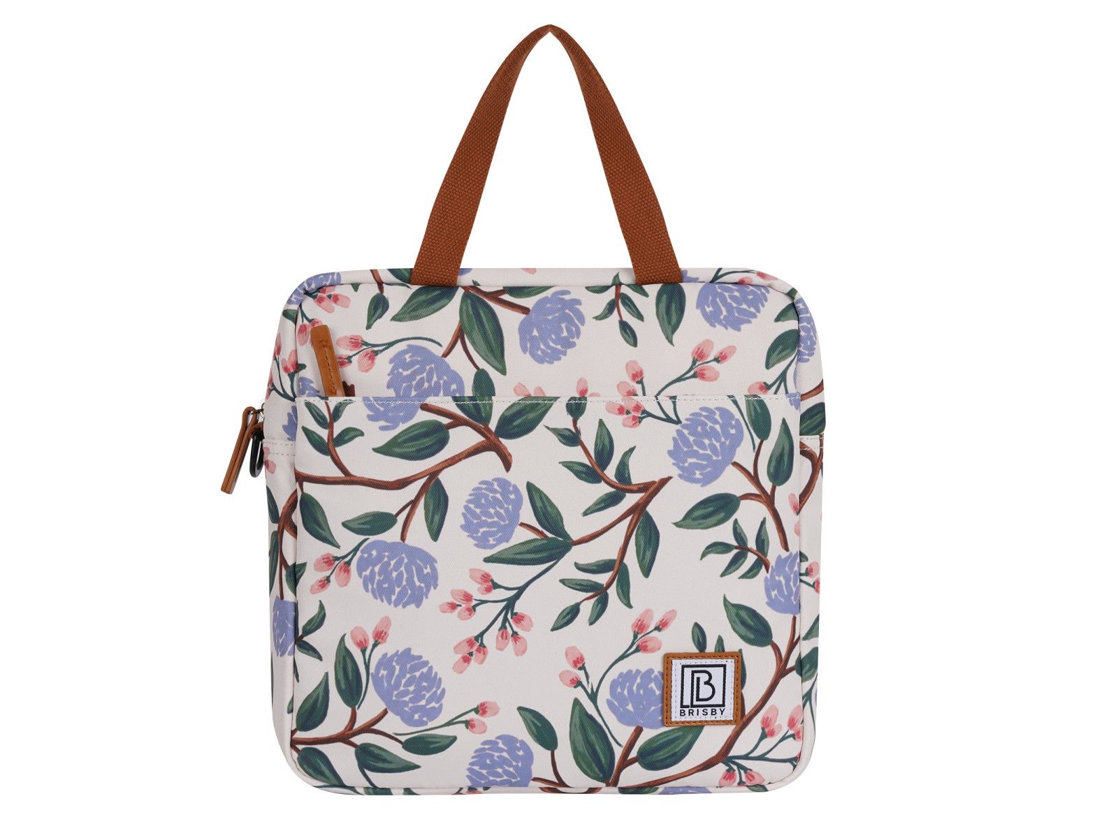 Brisby Blumen Weiß 7 Liter Kühltasche