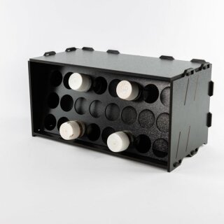 Black Paint Rack: Display Pigment