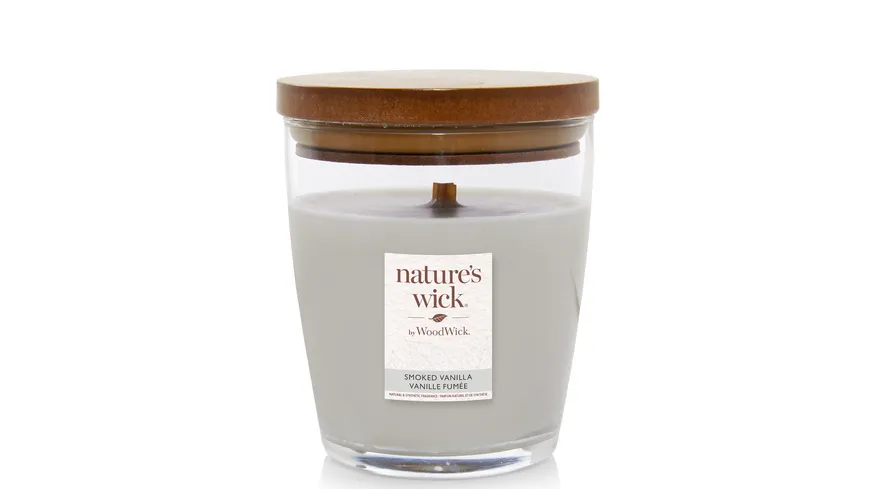 nature's wick Mittelgroße Kerze im Glas Smoked Vanilla mehrfarbig