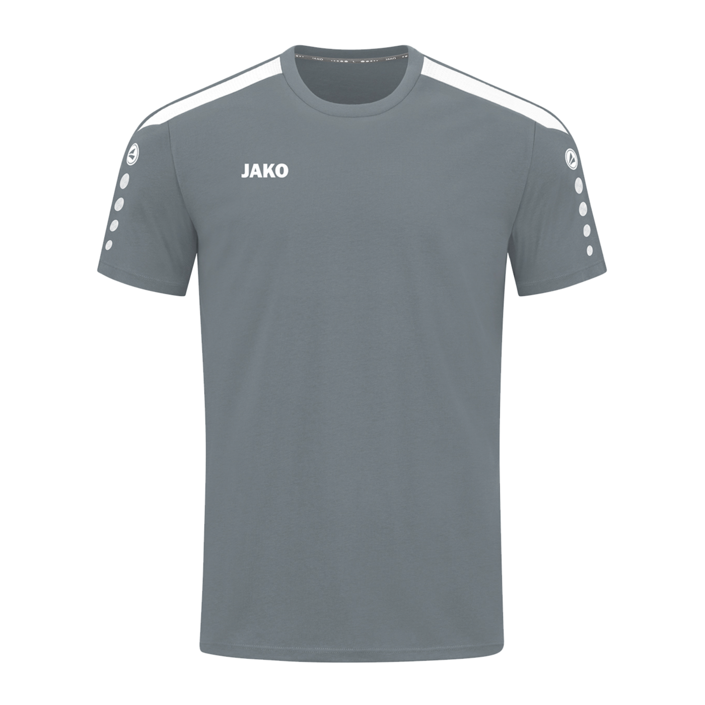 JAKO Power T-Shirt Grau Weiss F840