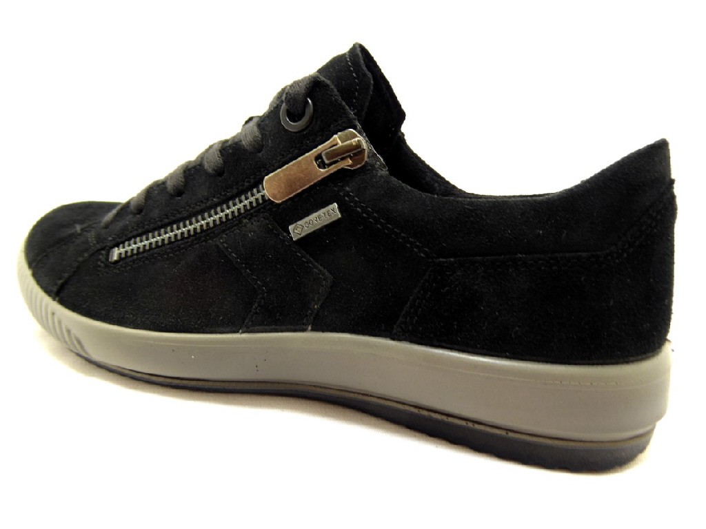SUPERFIT Freizeit Schnürer schwarz Halbschuh Leder  TANARO 5.0