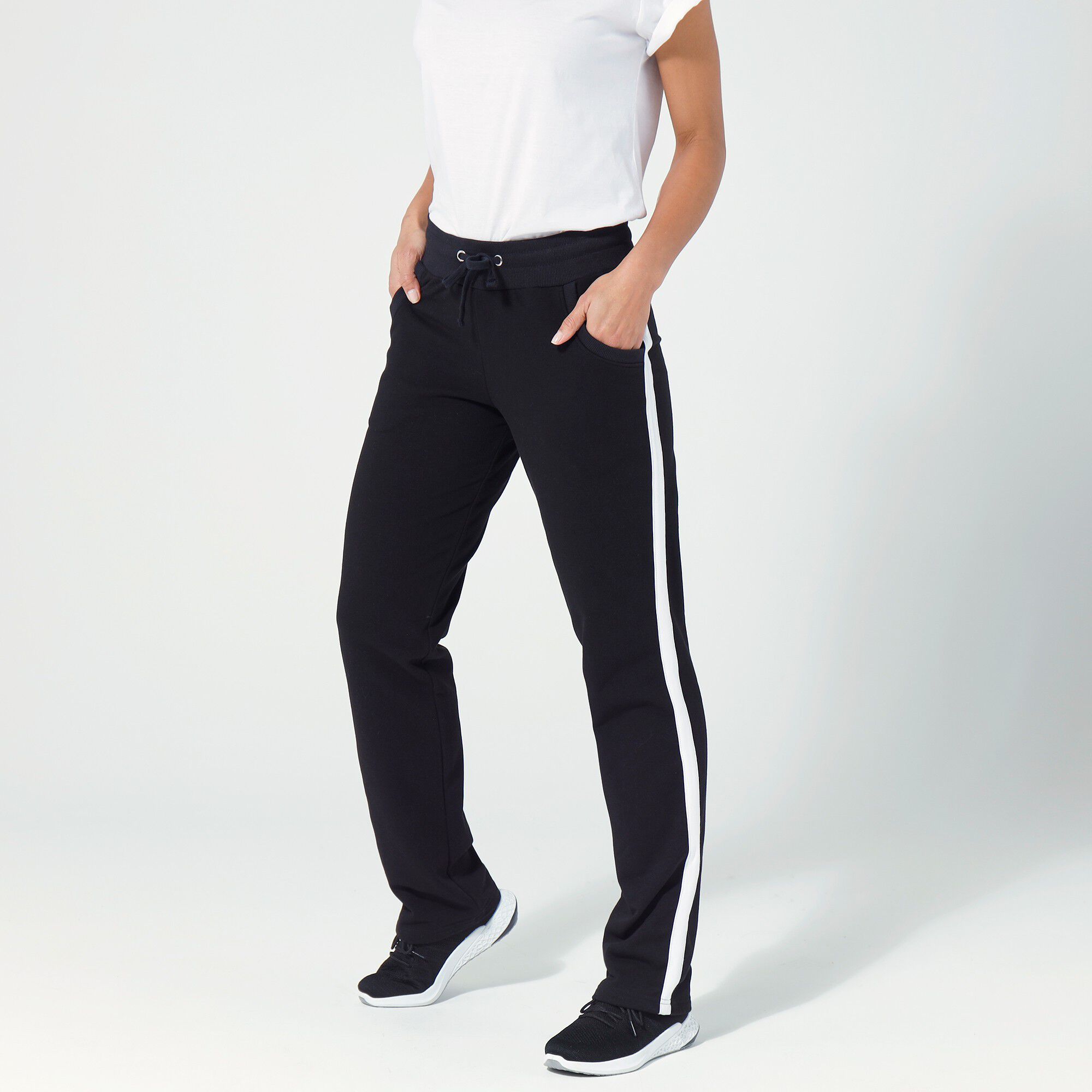 Pantalon jogging bicolore