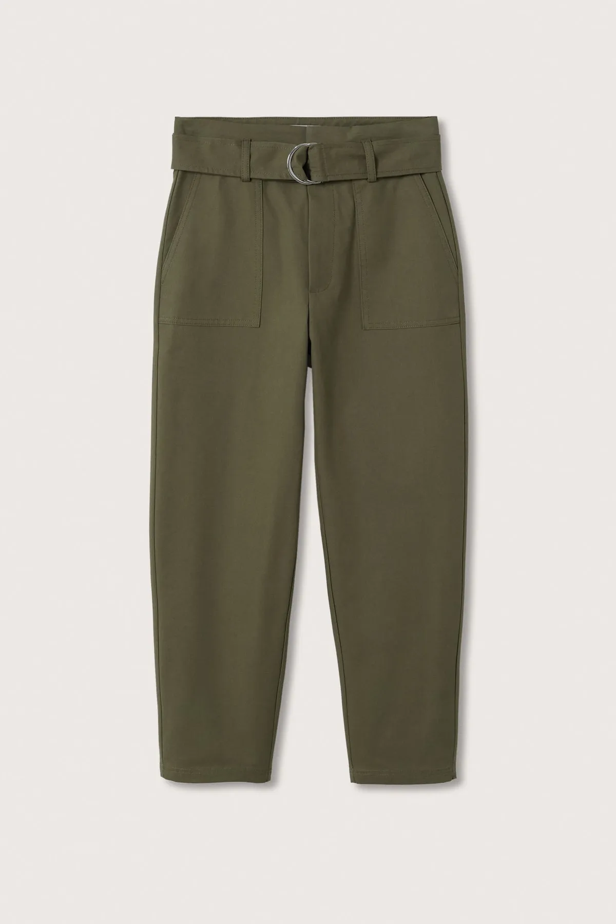 MANGO  Khakifarbene Damenhose 17026323