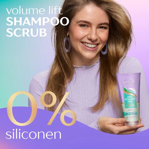 Andrélon Coconut Volume Boost Shampoo Scrub 200 ml