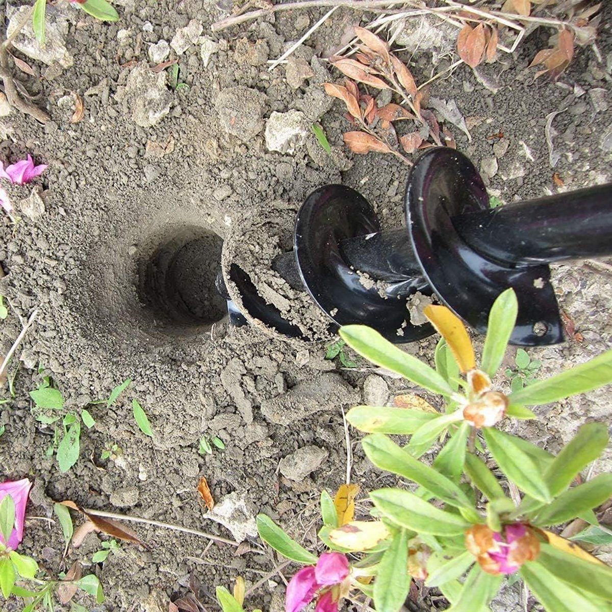 götäzer Handerdbohrer lockern und graben, Pflanzwerkzeuge, Erdbohrer, Schnecke aus Legierung, Pflanzen mit diesem Spiralbohrer, Ihrem zuverlässigen Pflanzwerkzeug.