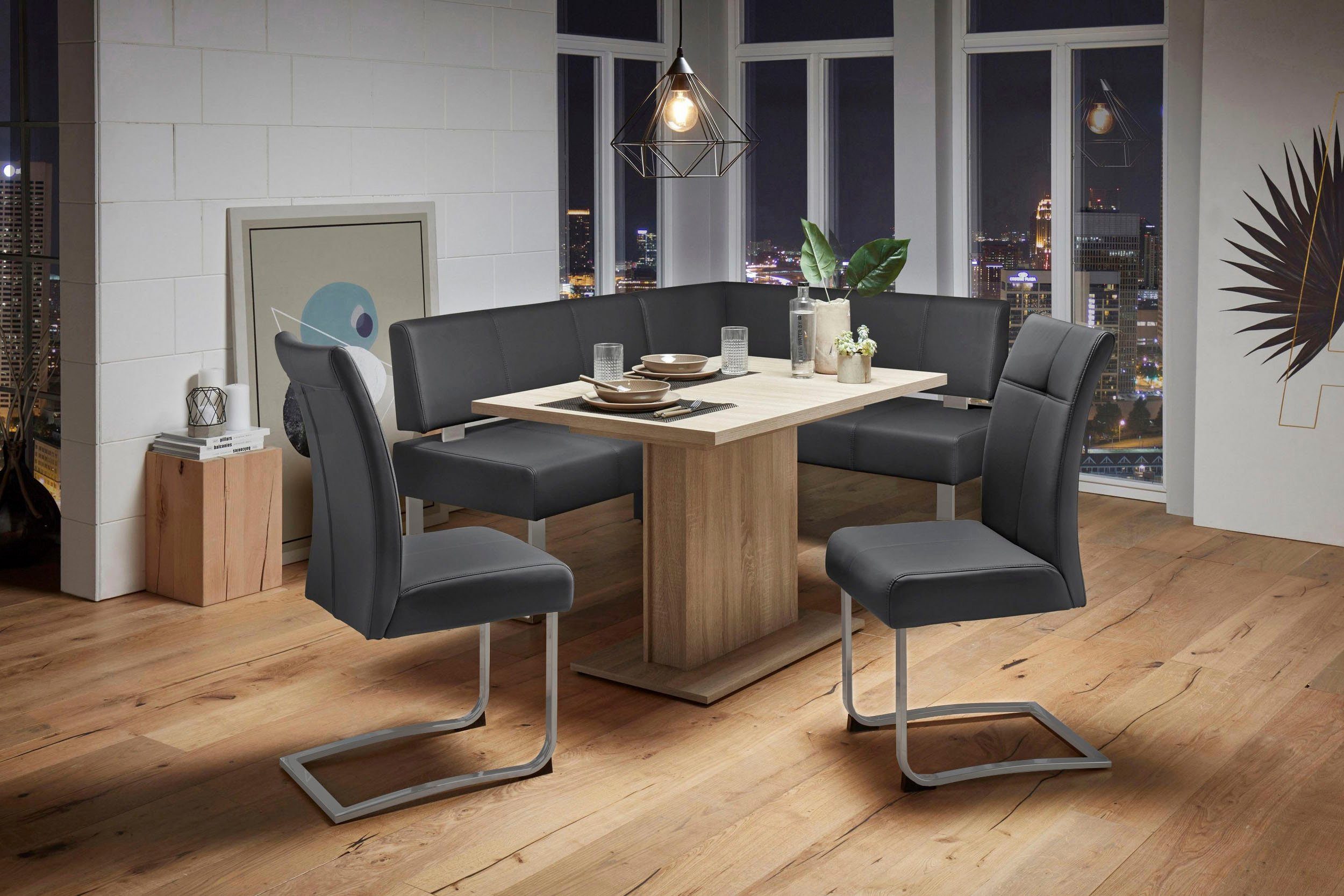 Home affaire Freischwinger Rab (Set, 2 St), Bezug in verschiedenen Qualitäten, maximale Belastbarkeit 120 kg