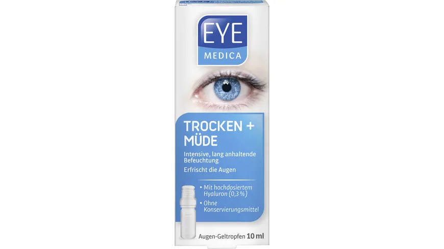 EyeMedica Augen-Geltropfen Trocken + Müde 10 ml