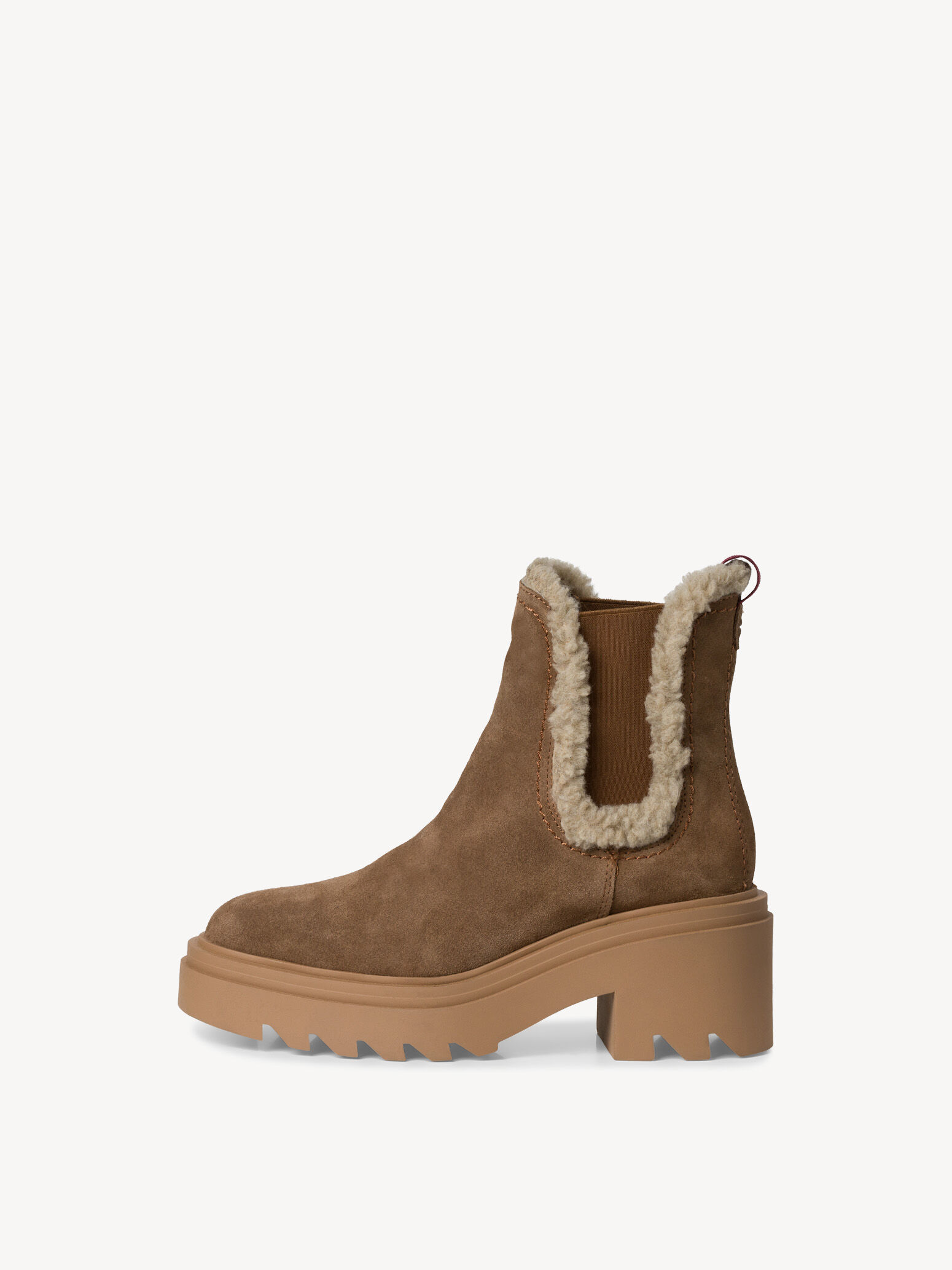 Bottine en cuir - marron doublure chaude