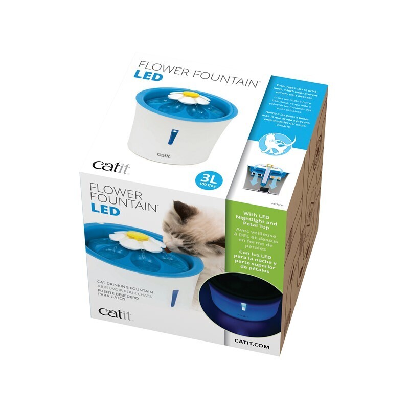 Catit Trinkbrunnen Catit LED-Blumentrinkbrunnen