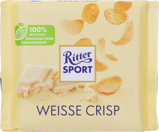 Ritter Sport Weiss + Crisp