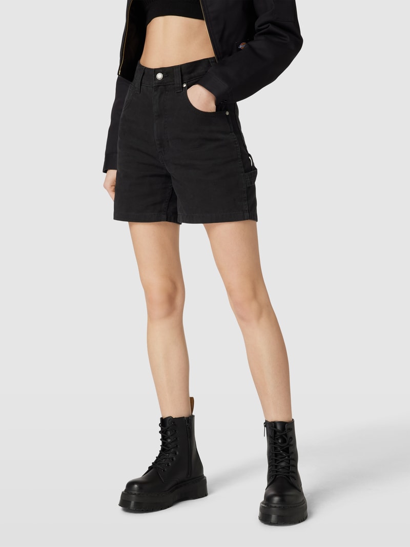 Shorts im 5-Pocket-Design Modell 'DUCK CANVAS' in schwarz