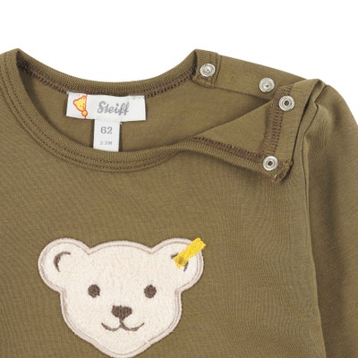 T-Shirt langarm, khaki