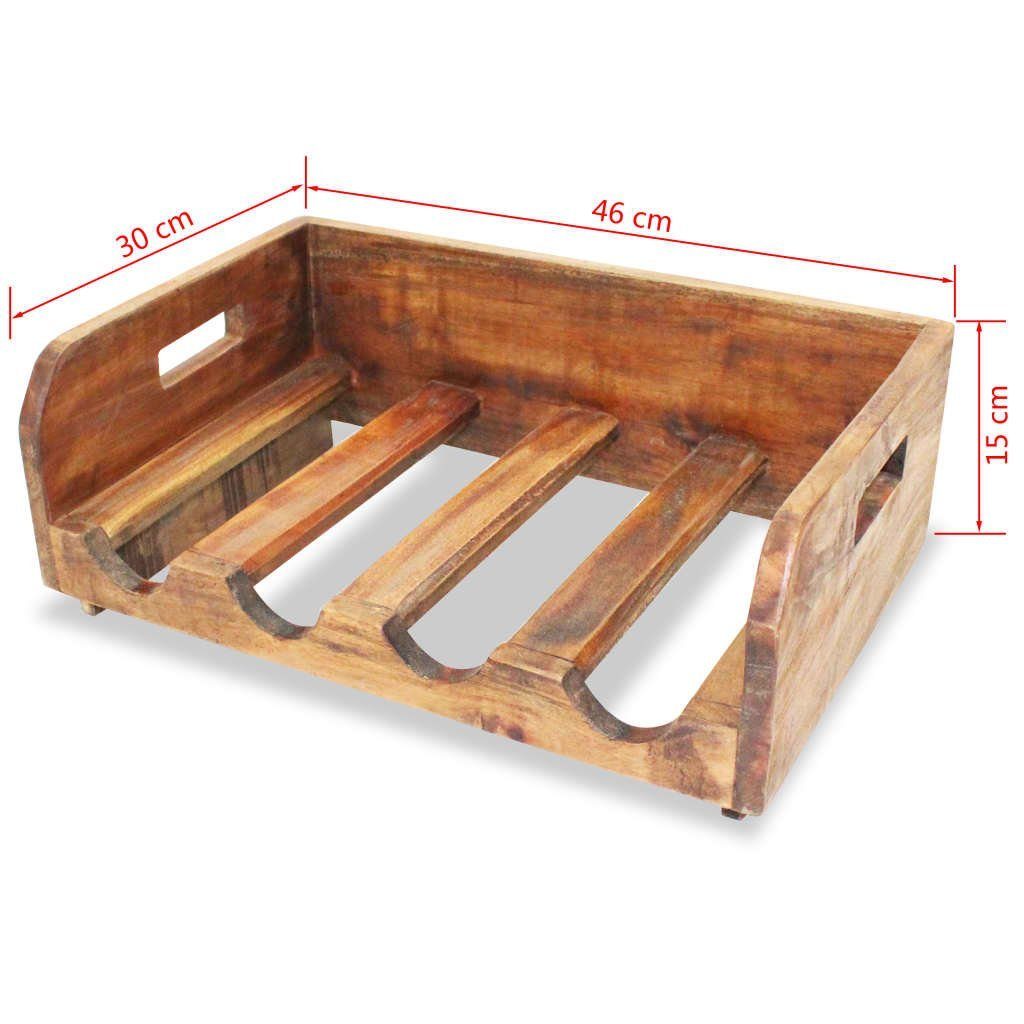 vidaXL Weinregal Weinregal Flaschenregal Weinschrank Flaschenständer für 16 Flaschen Re