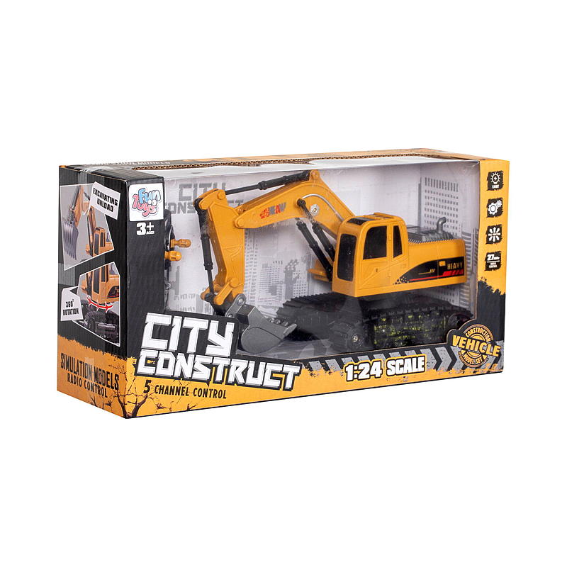 FunToys Gravemaskin 1:24,fjernstyrt
