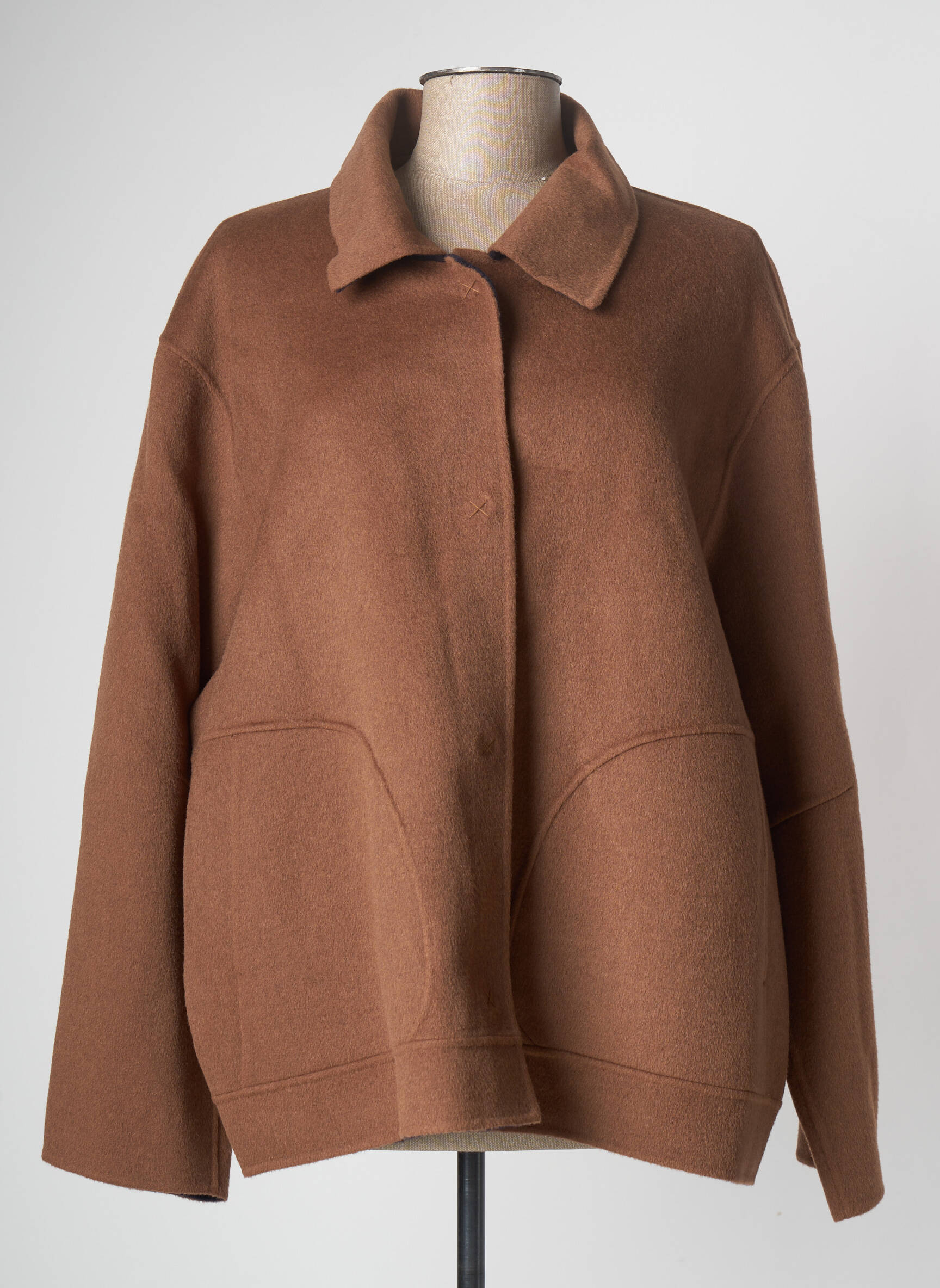 Devernois Manteaux Courts Femme couleur marron