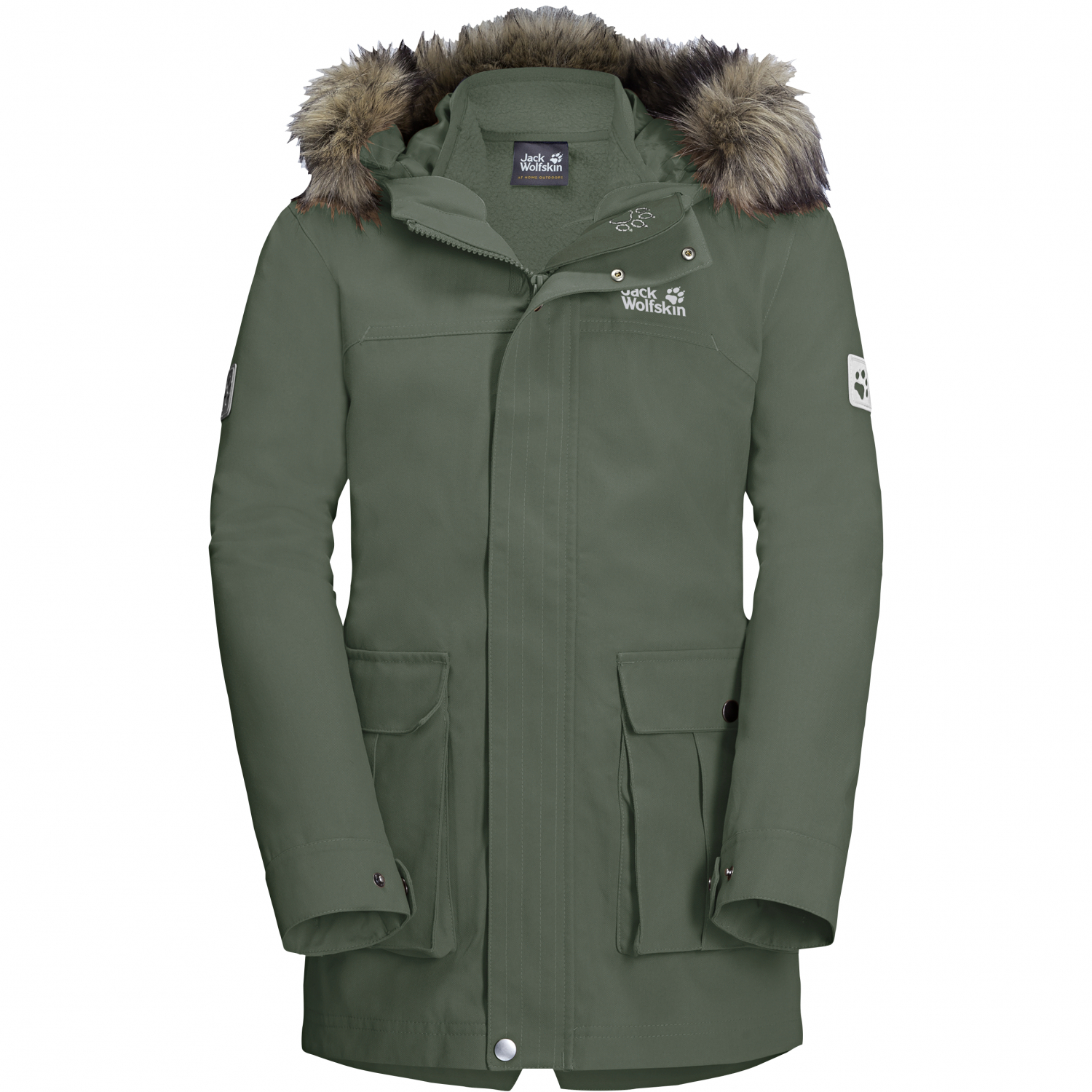 Jack Wolfskin Kinder 3 in 1 Parka Hardshell G Elk Island