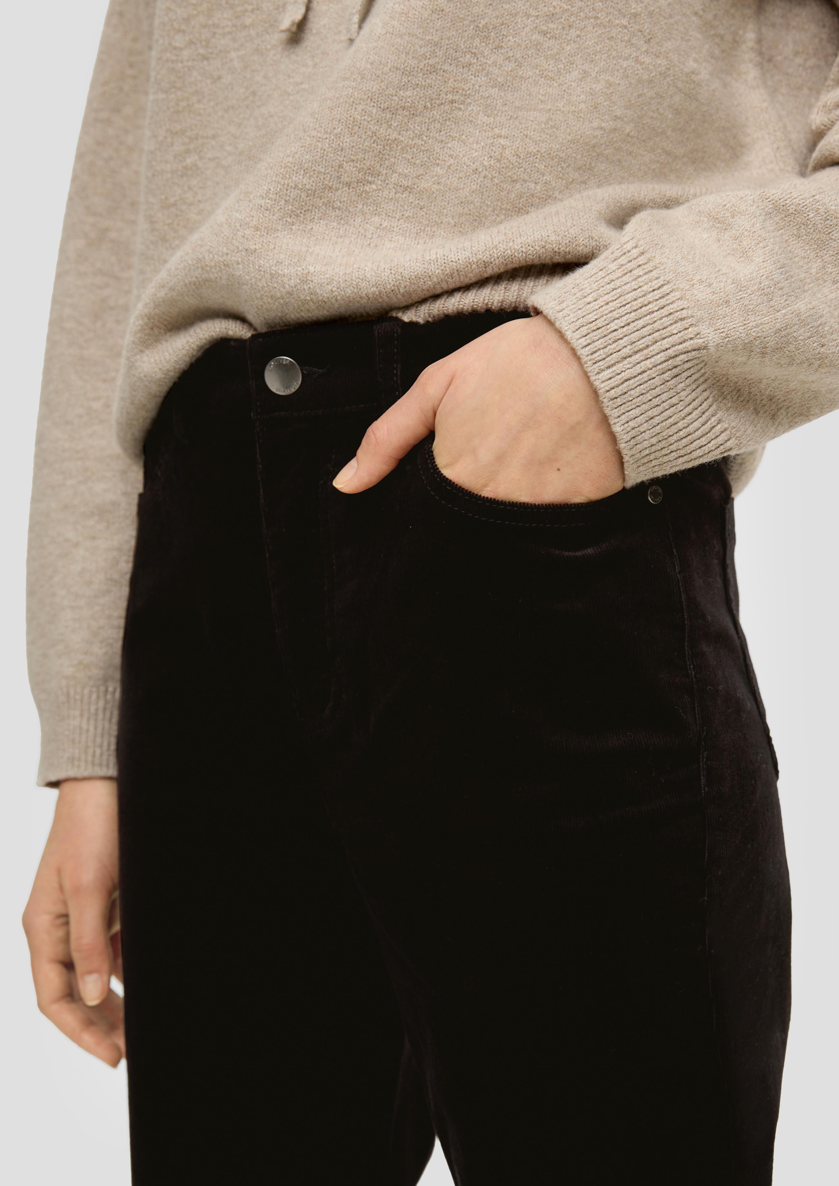 Slim: Cordhose aus Baumwollstretch  2135830-9999