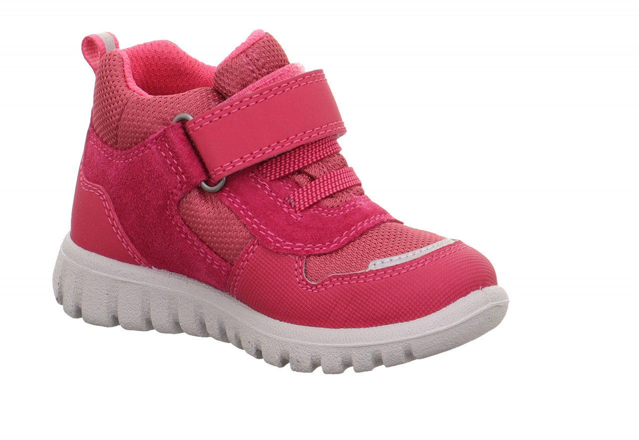 SPORT7 MINI - Rot/PinkSneaker high mit Klettverschluss