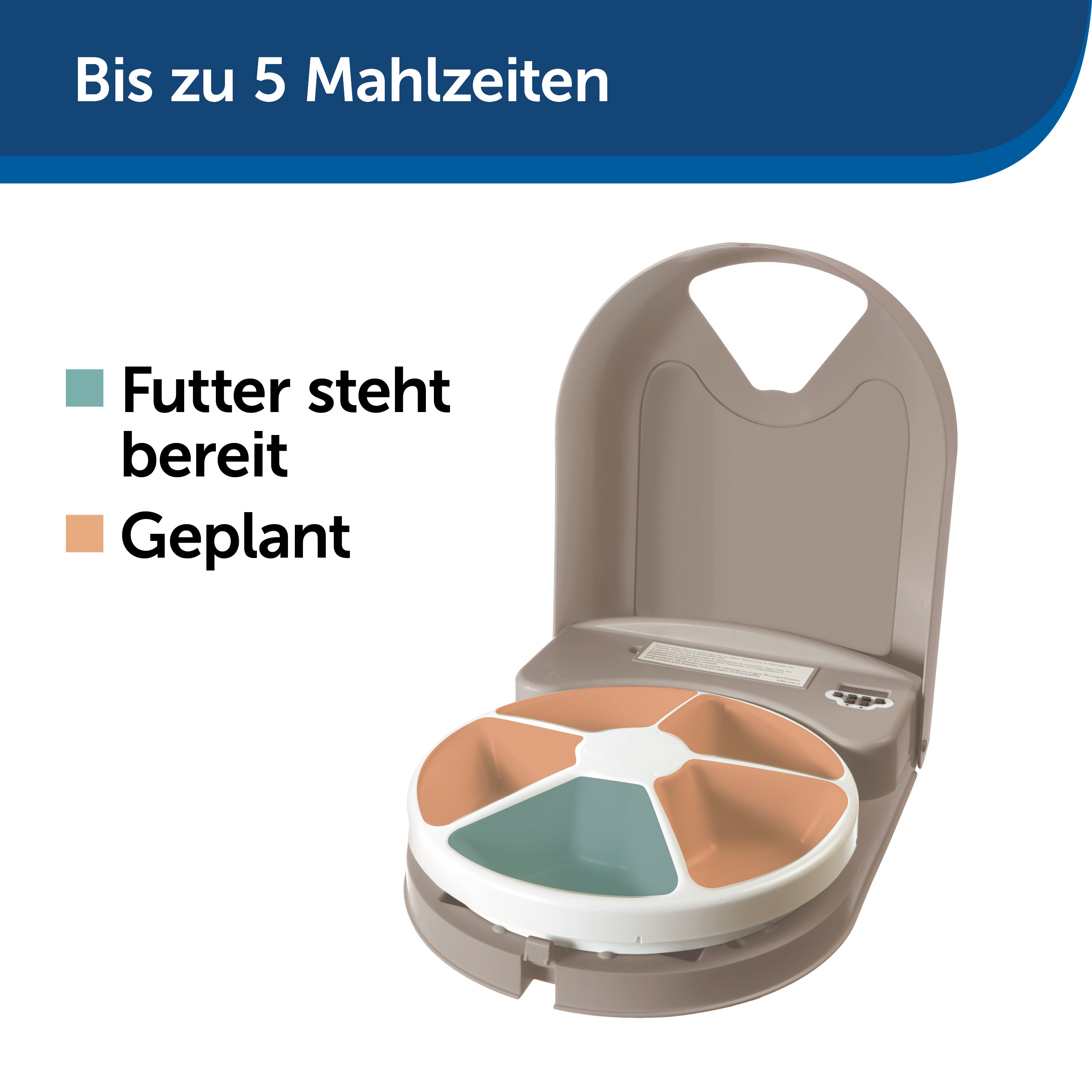 PetSafe Futterautomaten PetSafe Futterautomat für 5 Mahlzeiten